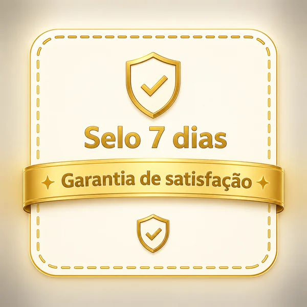 Selo de garantia de 7 dias